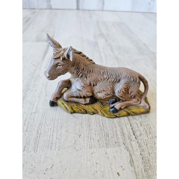 Fontanini 33 donkey nativity village Italy decor animal - Picture 1 of 9